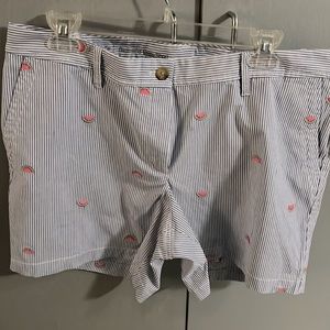 NWT   chino shorts cute w/watermelon designs